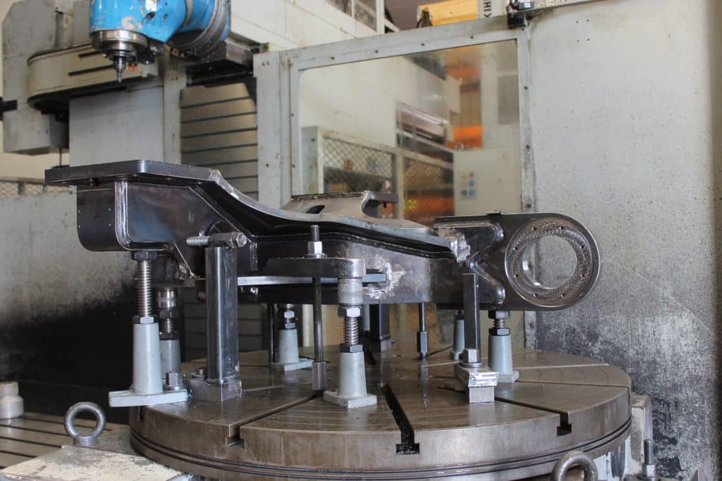 CNC freesmachine bij P. van Eijzeren