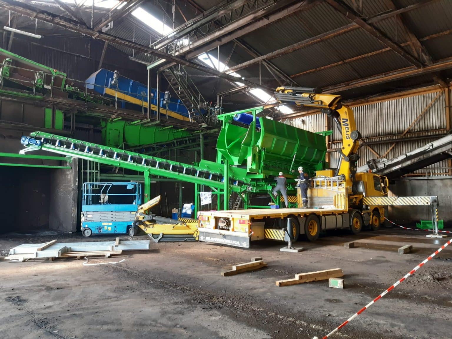 Nabewerking Indaver, Afvalverwerking van P. van Eijzeren Machinebouw